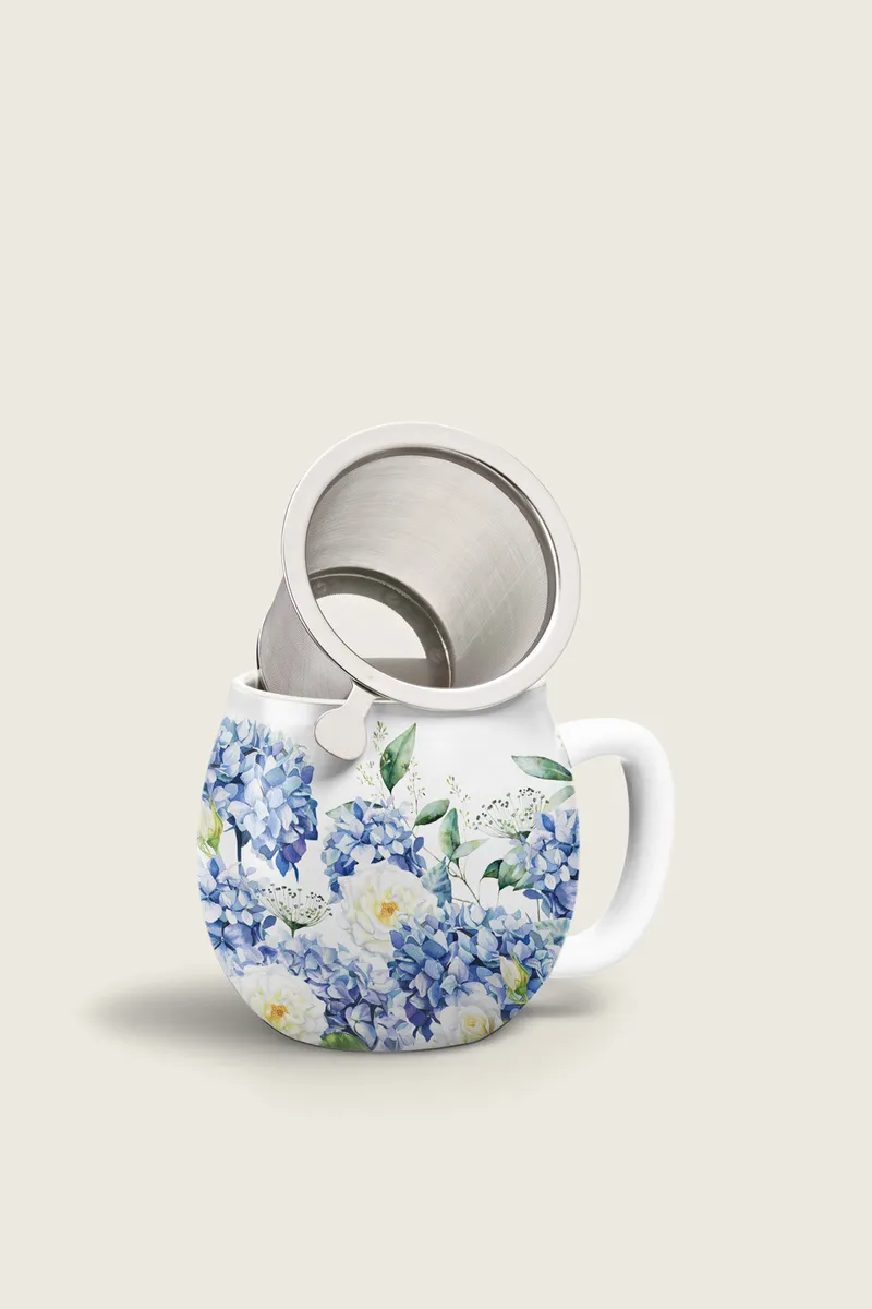 Tisaniera Bouquet Ortensia