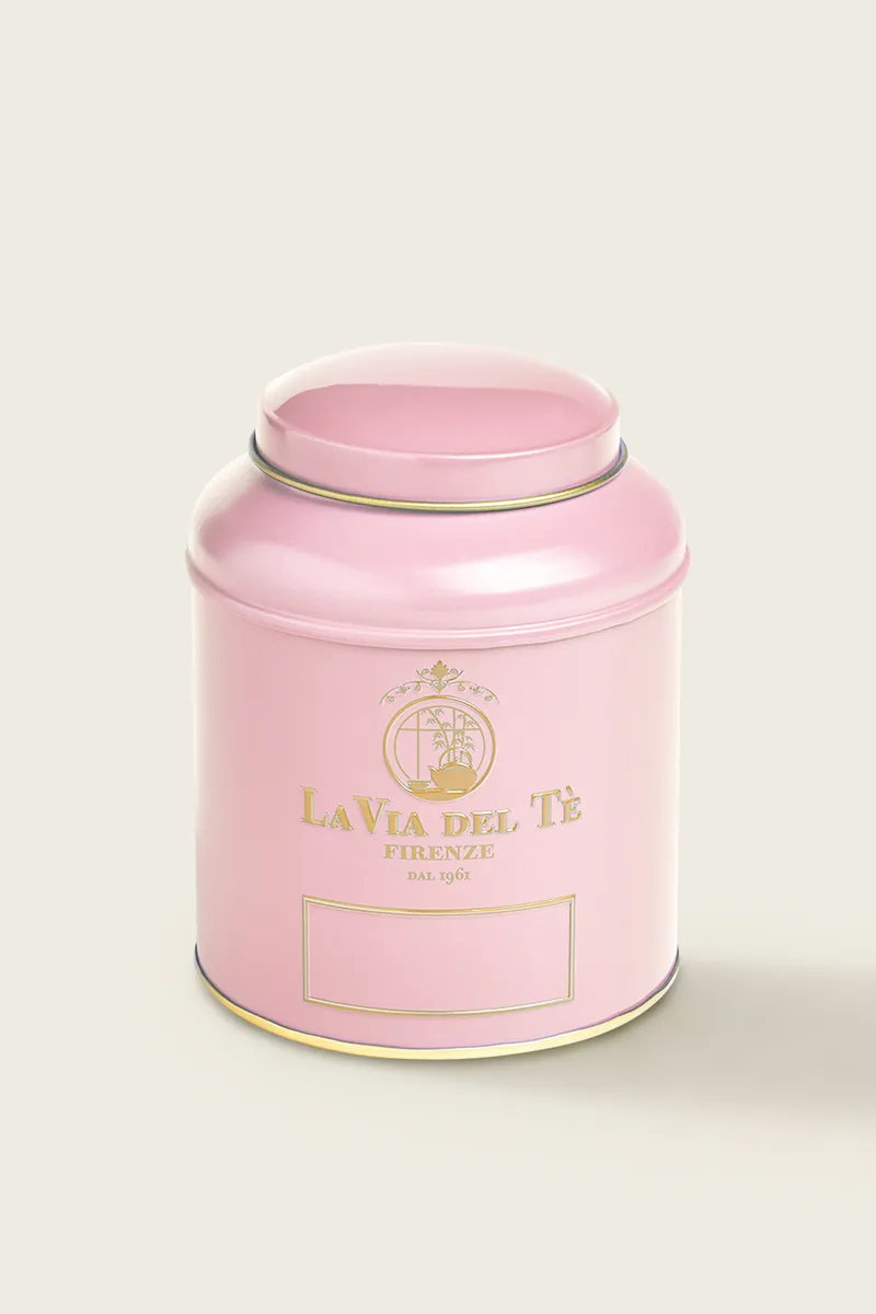 Barattolino in latta - Rosa cipria