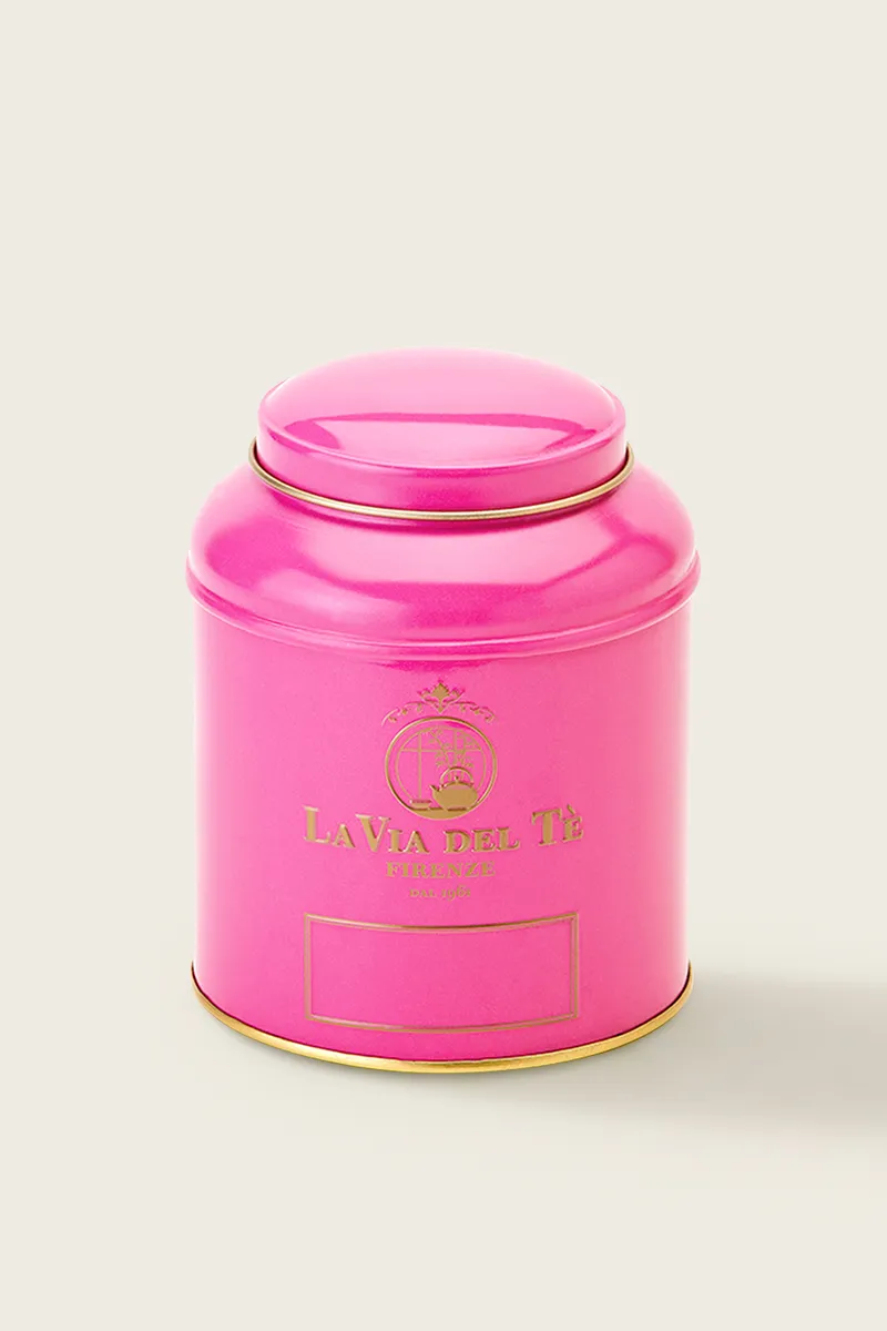 Barattolino in latta - Rosa lampone