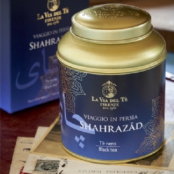 Shahrazad Tè in foglia - Viaggio in Persia Collezione Tea Travels in lattina da 100 grammi