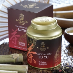 Lu Yu Tè in foglia - Viaggio in Cina Collezione Tea Travels in lattina da 100 grammi