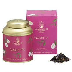 Violetta Tè in foglia Miscele e Tè aromatizzati Le Signore delle Camelie Lattina da 100 grammi