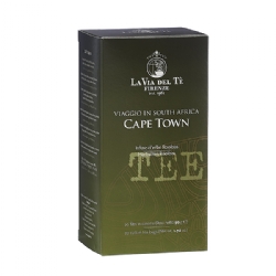 Cape Town - Filtri Una miscela di Rooibos e petali di rosa, malva e girasole, dall'aroma soave e intenso di crème caramel.