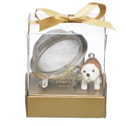 Infusore Inox Bulldog 5 cm in scatola regalo La Via del Tè