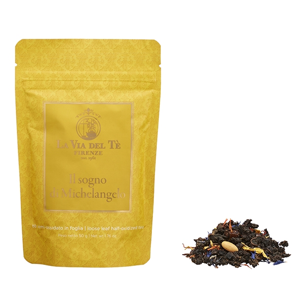 Il Sogno di Michelangelo Leaf tea Flavoured Oolong teas and blends Firenze 50 grams bag