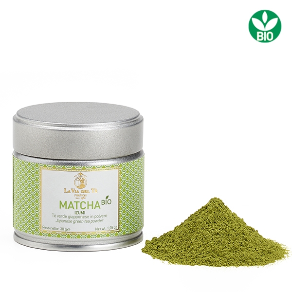 Matcha Izumi BIO Powdered tea Green tea Organic Loose Tea Tin