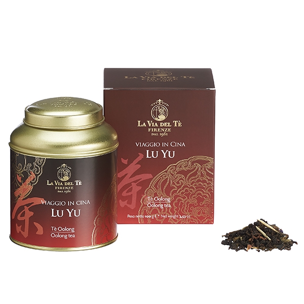 Lu Yu Tè in foglia - Viaggio in Cina Collezione Tea Travels in lattina da 100 grammi