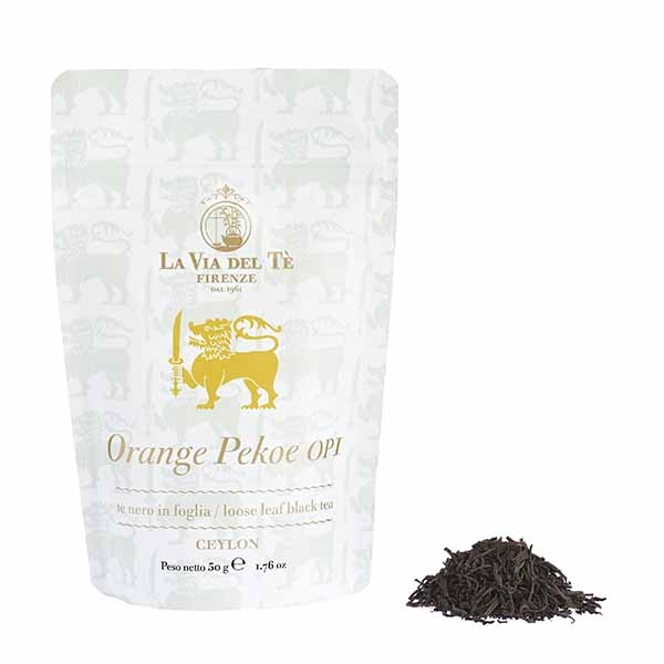 Tè nero di Ceylon Orange Pekoe OP1 Le Grandi Origini in sacchetto da 50 grammi