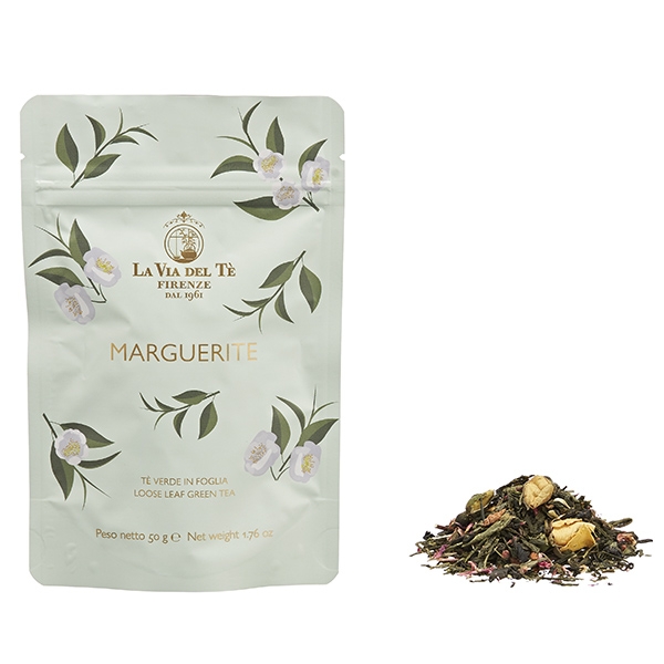 Marguerite Leaf tea Flavoured teas and blends in 50 grams bag