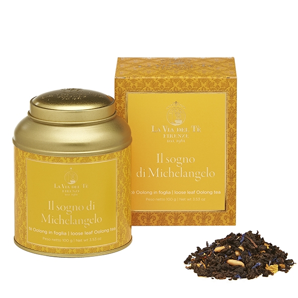 Il Sogno di Michelangelo Leaf tea Flavoured Oolong teas and blends Firenze 100 grams tin