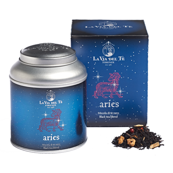Costellazioni Aries lattina da 100 grammi tè sfuso Ariete Oroscopo